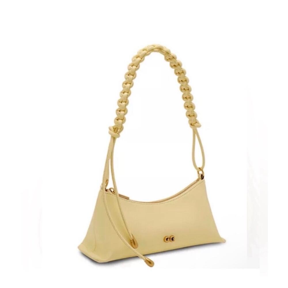 NEW Cult Gaia OSA Shoulder Bag Buttercream Yellow - Picture 2 of 6